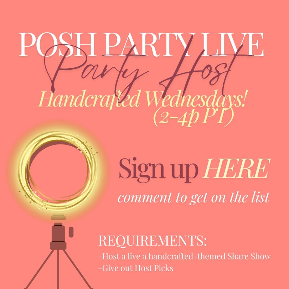 Handcrafted PARTY HOST in Dec SIGN UP HERE!